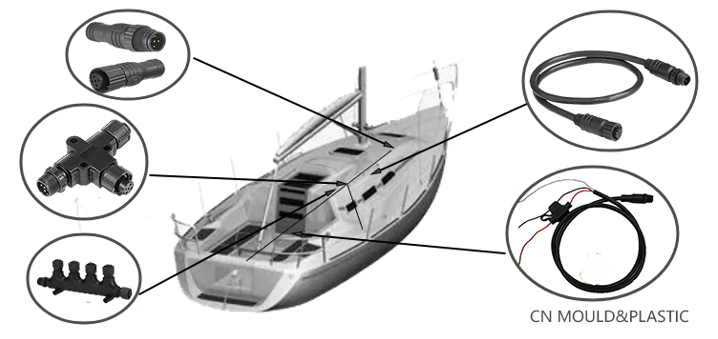 Напрессовка для морских электрических